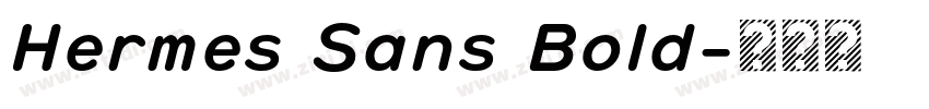 Hermes Sans Bold字体转换